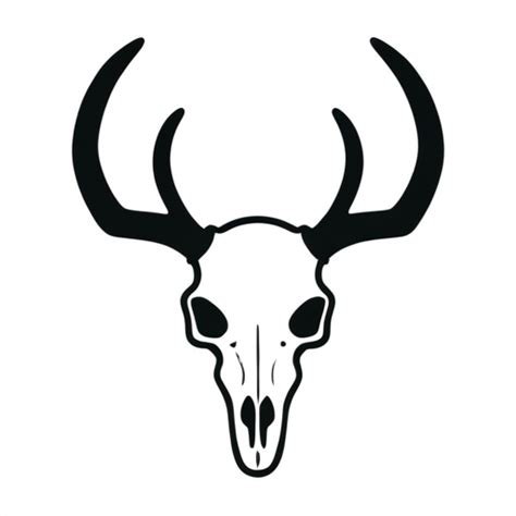 Deer Skull Vector Art Svg