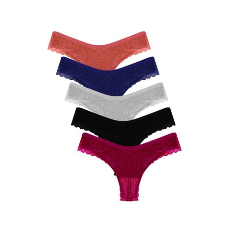 Kit 5 Calcinhas De Renda Lingerie Premium De Luxo Shopee Brasil