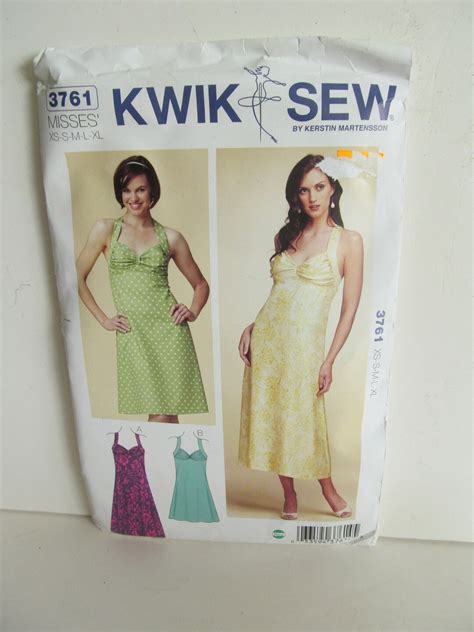 Sun Dress Patterns Kwick Sew Patterns 3761 Summer Dress Etsy