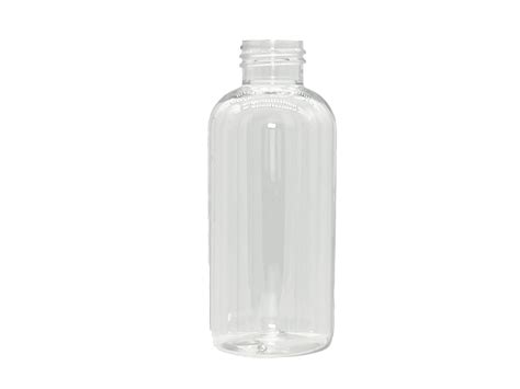 4 Oz 24 410 Clear PET Boston Round Bay Area Bottles