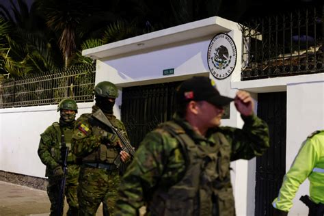 Ecuadors Police Raid On Mexican Embassy In Quito Condemned By World