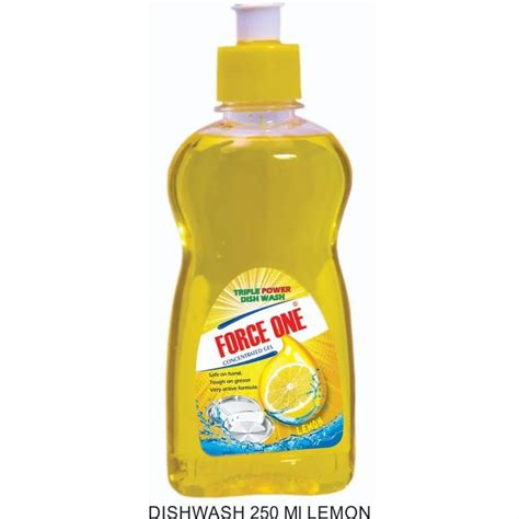 Force Once Lemon Concentrated Dish Wash Gel Packaging Size Ml At