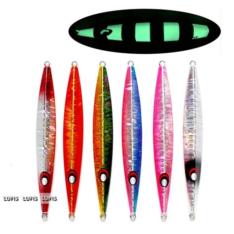 6 Colors 60g 80g 100g 150g 200g 250g 300g Jigging Fishing Lure For Sea