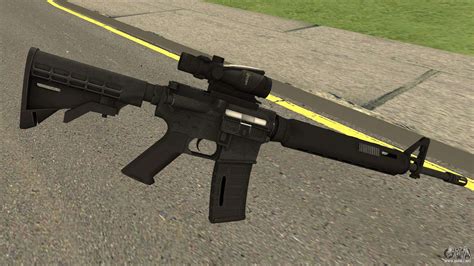 M4AR15 ACOG Para GTA San Andreas