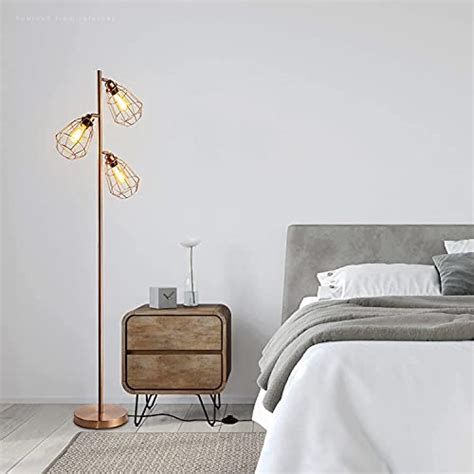 Leonlite Industrial Farmhouse Floor Lamp Ul Listed Plug Light Tree