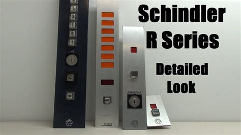 Detailed Look At Schindler R Series Elevator Buttons Youtube