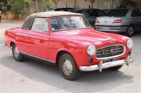 Classic Car 1959 Peugeot 403 Convertible For Sale With French Auction