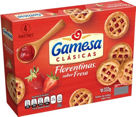 Gamesa Florentinas Galletas Sabor A Fresa Meses Sin Intereses