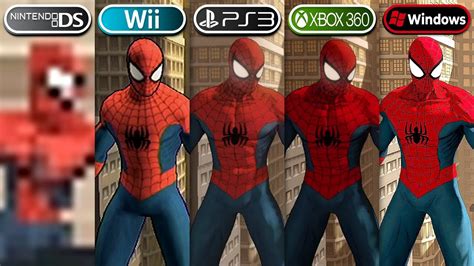 Spider Man Shattered Dimensions Ds Vs Wii Vs Ps Vs Xbox Vs