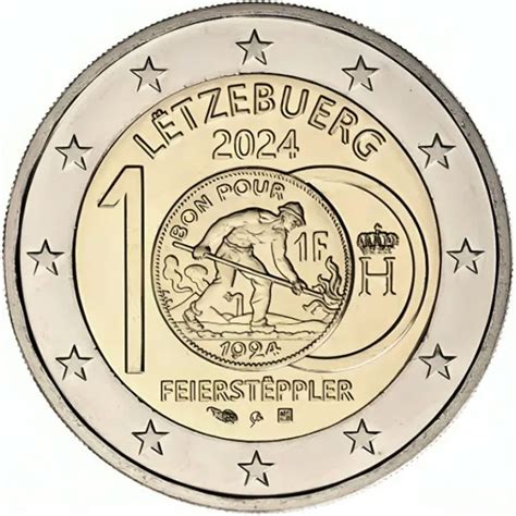 Moneda Conmemorativa Euros Luxemburgo