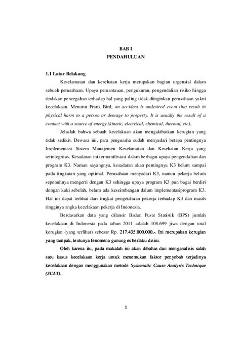 Pdf Laporan Kecelakaan Kerja Konstruksi Rosa Ayu Miranda Academia Edu ...