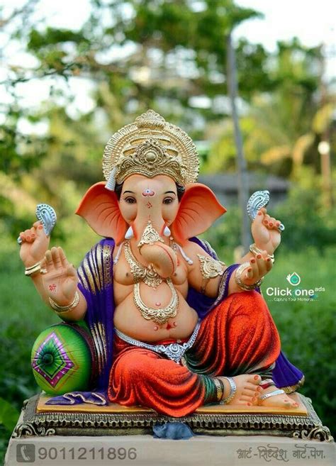 Pin By Aljapur Chandra Prakash On Ganeshji Happy Ganesh Chaturthi