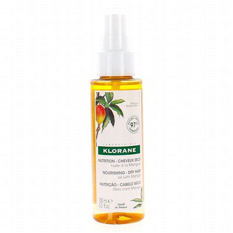 KLORANE Mangue Huile Pour Cheveux Secs 100ml Parapharmacie Prado Mermoz