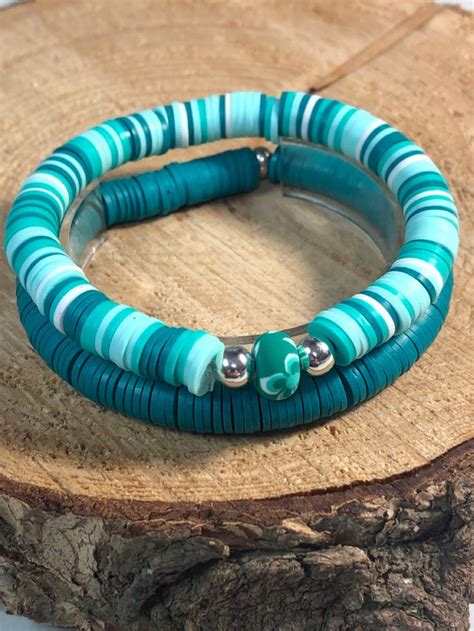 Heishi Bracelet Bead Jewellery Clay Bead Necklace Handmade Jewelry