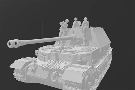 Stl File Ww2 German Tank Destroyer Officer Briefing 🪖 ・3d Printable Design To Download・cults