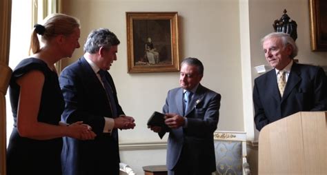 The Raoul Wallenberg Centennial Medal” To Gordon Brown The