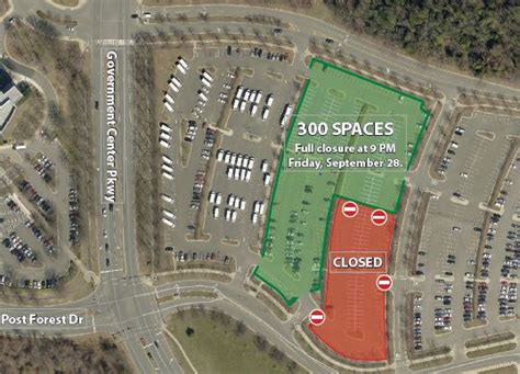 Temporary Reduction of Spaces at Fairfax County Government Center Park ...