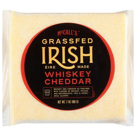 Save On Mccall S Irish Cheese Whisky Cheddar Grass Fed Order Online