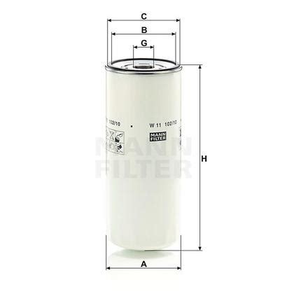 filter olejový mann W 11102/10 | BBN E-Shop