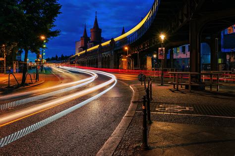 Lights Cityscape Berlin Street Light City Trees Traffic Lights