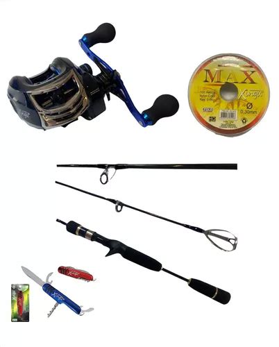 Kit Pesca Completo Vara 1 40m Carretilha Linha Brinde Frete grátis