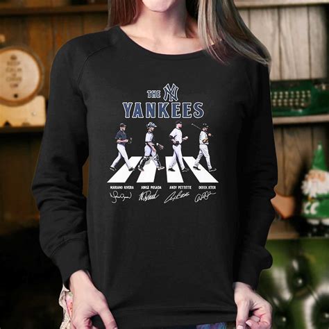 The New York Yankees Abbey Road 2023 Signatures Shirt - Shibtee Clothing