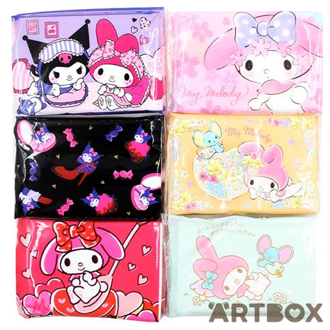 Buy Sanrio My Melody And Kuromi Set Of 12 Mini Tissue Packs At Artbox