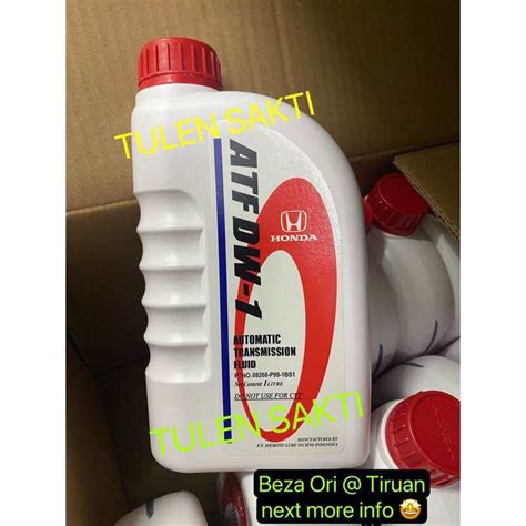 Original Honda Atf Dw L Automatic Transmission Fluid Auto Gear