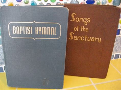 Vintage Baptist Hymnal Music Books By Carlaraevintage On Etsy