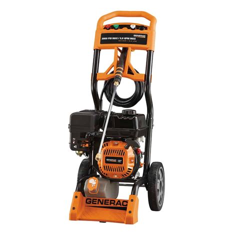 Generac 2800 Psi Residential Power Washer 6596 Norwall Powersystems