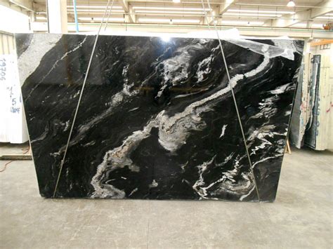 Granite Slabs | Stone Slabs - Astrus Black Natural Granite Slabs