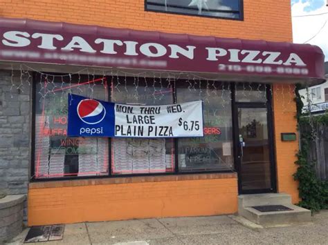 Station Pizza Menu Menu De Station Pizza Somerton Philadelphia