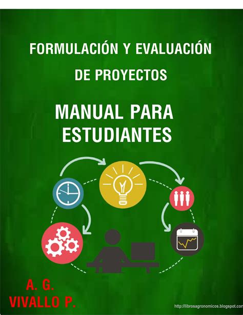 Formulación y evaluación de proyectos Manual para estudiantes Libros