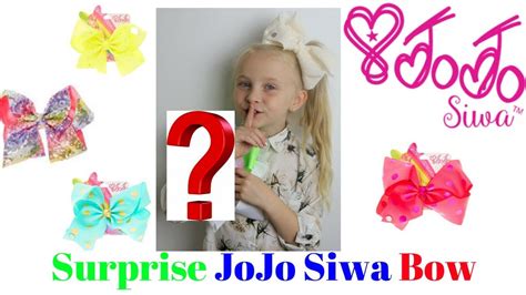 A Big Surprise Jojo Siwa Bow Haul Unboxing From Youtube