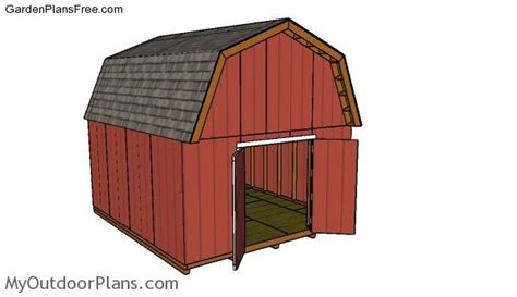 14x16 Barn Shed Building Plans Free Garden Plans How To Build