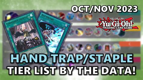 October November 2023 Hand Trap Staple Tier List By The Data Post YCS