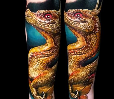 Young dragon tattoo by Jurgis Mikalauskas | Photo 30491