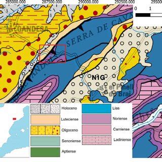 A Localizaci N Del Rea De Estudio B Mapa Geol Gico De La