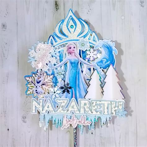 Topper Para Tortas Minitoppers Cupcake Frozen Personalizado Mercadolibre