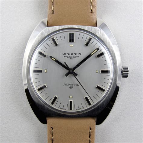 Longines Admiral Hf Ref 2303 2 Steel Vintage Wristwatch Circa 1973