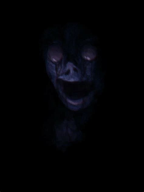 Creepy Face in the Dark