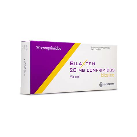 Drogas Sands Bilaxten 20 Mg Caja X 20 Comp