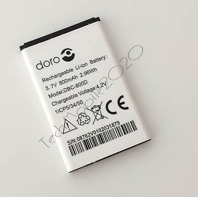 Genuine Doro DBC 800D Battery For Doro Phone Easy 6620 1360 5030 800mAh