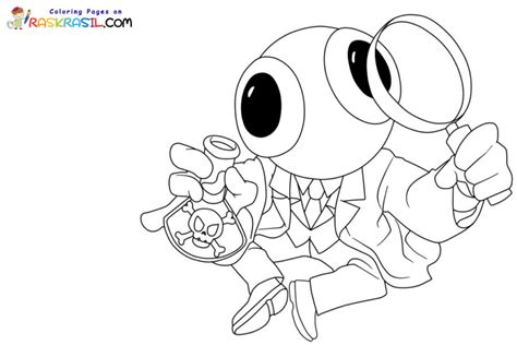 Coloriage Red Rainbow Friends Imprimer