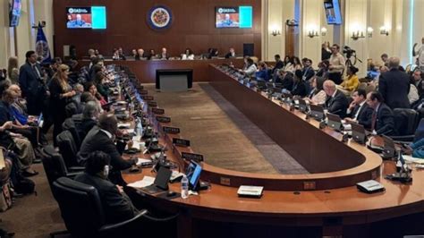 VIDEO La OEA aprueba por consenso resolución sobre Venezuela que