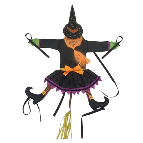 Niusricy Halloween Decoration Crashing Witch Into Tree Halloween Decor