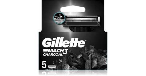 Gillette Mach3 Charcoal Zapasowe Ostrza