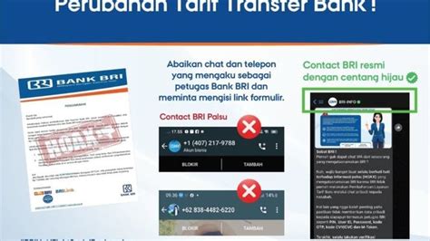 Beredar Link Palsu Kenaikan Tarif Transaksi Nasabah Bank Diimbau