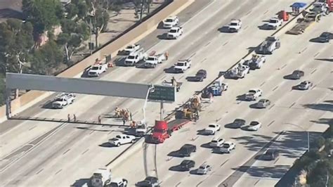 Crash on 57 Freeway Backs Up Traffic Near Angels Game – NBC Los Angeles