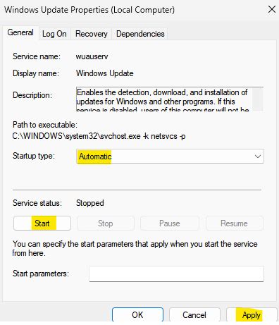 Fix Windows Update Service Not Running On Windows